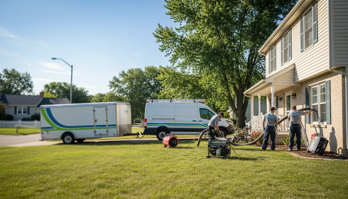 Flooded Basement Restoration And Cleanup With Repair in Cisne, IL near me